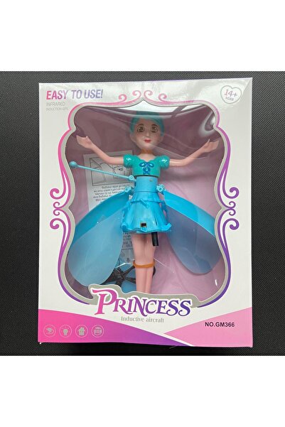 Choice blue1 Elf Fairy Flying Doll Helicopter Gesture Induction Machine Rotat...