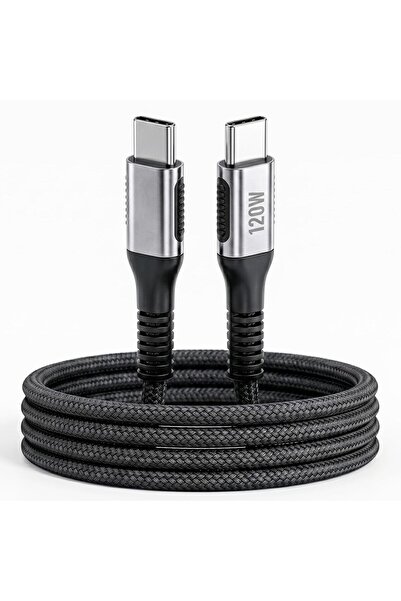 UrbanX URBANNX USB C Cable 2M, PD 120W Nylon-Braided USB-C to Type-C Cord Fas...