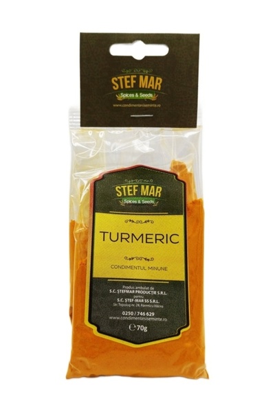 Stef Mar Condiment turmeric macinat 70g