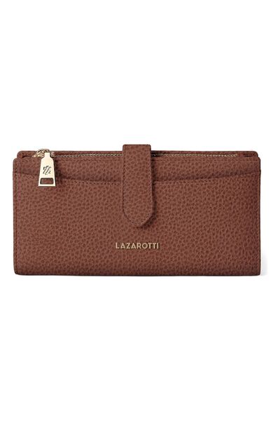 Lazarotti Portofel din piele Bologna, piele naturală, 20 cm