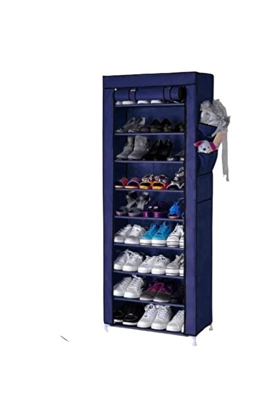Generic 9 Tiers Shoe RACK Storage BOX for 27 Pairs, Different Color FOLDABLE ...