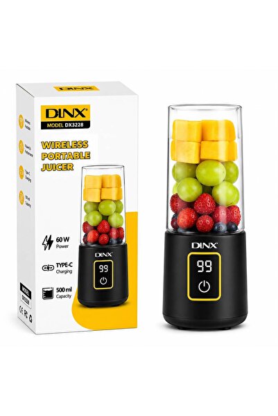 Dinx خلاط لاسلكي محمول DENX DX3228 سعة 500 مل
