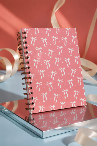 Defsan A5 Spiralli Sert Kapak 120 Yaprak Bullet Journal Not Defteri - Kareli