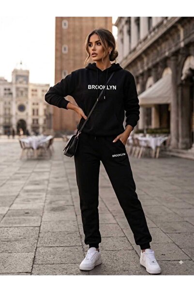 CLOTHES33 ΦΟΡΜΑ ΜΕ ΚΟΥΚΟΥΛΑ ΣΕΤ 2 ΤΕΜΑΧΙΩΝ ΧΕΙΜΕΡΙΝΟ ΜΕ ΣΤΡΙΦΤΑ ΣΧΕΔΙΑ ΜΠΡΟΥΚ...