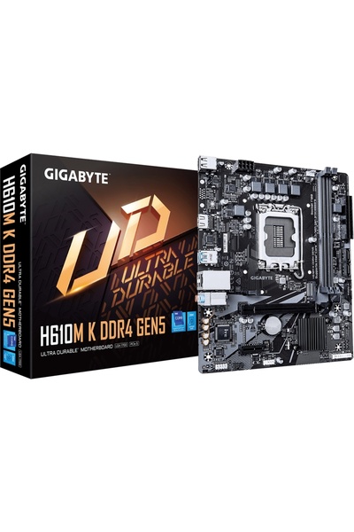 Gigabyte H610M K DDR4 GEN5 LGA1700 Socket For Intel CPUs Motherboard