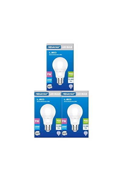 Generic Megaman CLA 9w 6500k Day Light E27 Nondim (pack of 3)