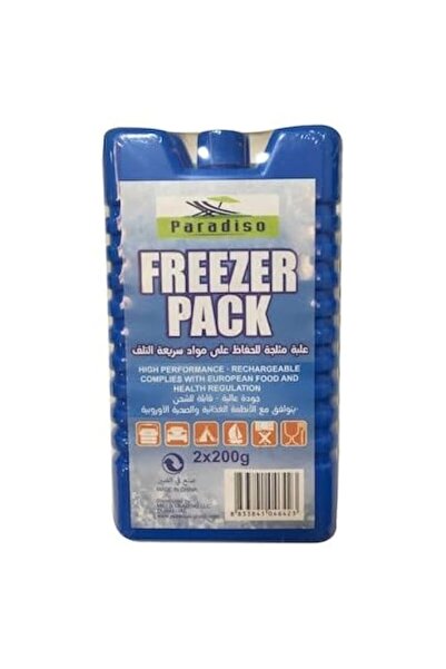 Generic Paradiso Reusable Freezer Pack Set 2x200g - Ice Packs for Cooler Box,...