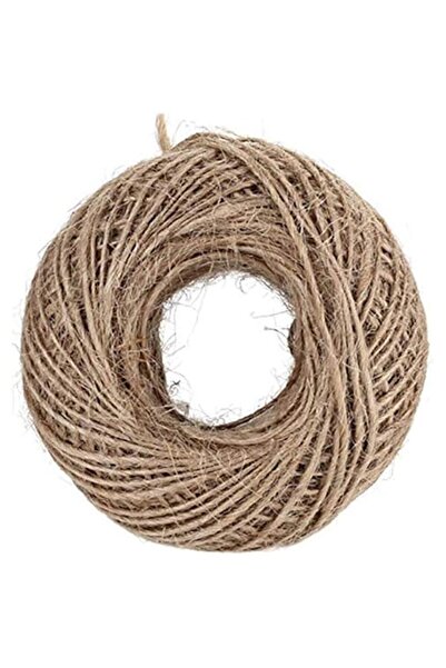 Generic Vixzero 100 Meter Natural Rustic Burlap Hessian Jute Twine Hemp Rope ...