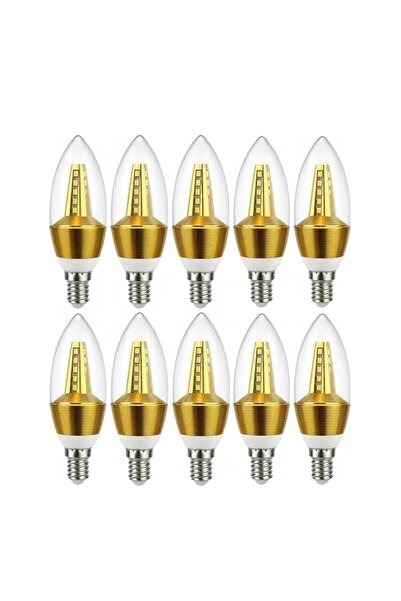Generic 5W LED Candle Light Bulb, E14 Base, Decorative Flame Tip Design, Warm...