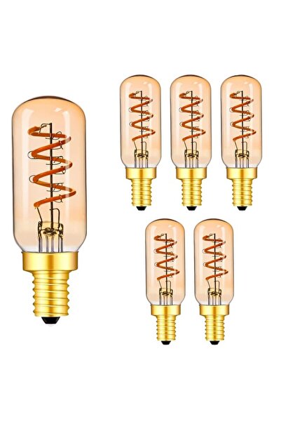 Generic E12 LED Bulb Dimmable, 6Pack 2200K Amber Glass Candelabra Base, 25W E...