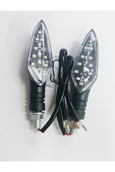 MOTO VENÜS Cg-cub-kuba Çıta-mh Sinyal Led Sarı Işık 2 Li