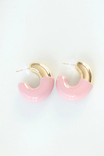 online kapsulavm avm alışveriş Ccb Dried Rose Gold Double Color Earrings