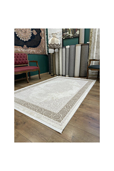 Destan Home Destan Halı Azure 1772 Krem Kahve Makine %100 AKRİLİK Uzun Ömürlü...