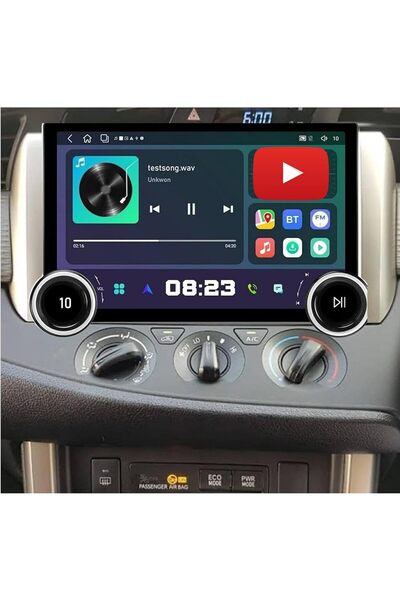 Carplayer شاشة أندرويد لتويوتا إنوفا، موديل 2016-2022، مع مقبضين، ذاكرة وصول ...