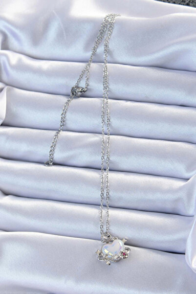 online kapsulavm avm alışveriş 316L Steel Chain Silver Color Zircon Stone Pla...