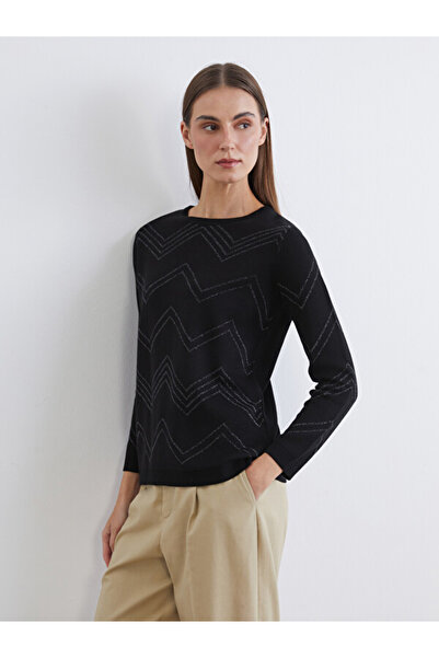 LC Waikiki Rmz Gi̇yi̇m Farkiyla Zero Roba Collar Embroidered Women's Knitwear...