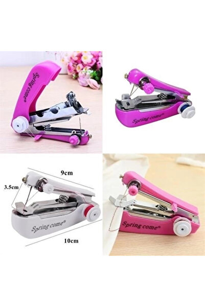 online kapsulavm avm alışveriş Spring Come Mini Easy Travel and Home Type Hand Sewing Machine ()