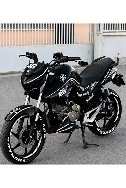 ARTES MOTO KAPLAMA MERKEZİ Drift-L Motor kaplama sticker(Beyaz renk)