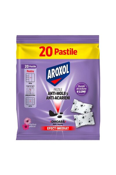 OEM Pastile parfumate antimolii Aroxol, 20 buc / pachet