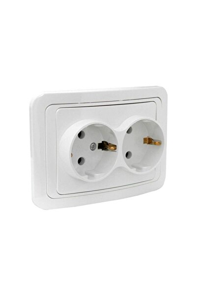 OEM Priza schuko dubla Comtec Premium MF0012-06043, incastrat, rama inclusa, ...