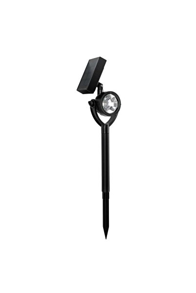 OEM Proiector solar cu LED Hoff, 10 lm, lumina neutra, H 38.7 cm, negru, exte...