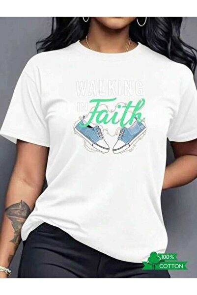 26LIK Fashionable Letter Anime Printed Women'S Round Neck T-Shirt With Easy D...