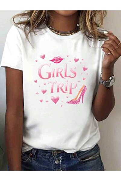 25W Oversized Loose Fit, Flat Print TRIP 2025 T-Shirt, Short Sleeve Crew Neck...