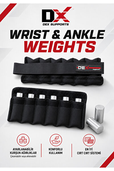 Dex Supports Wrist & Ankle Weights – Adjustable Hand and Ankle Weights