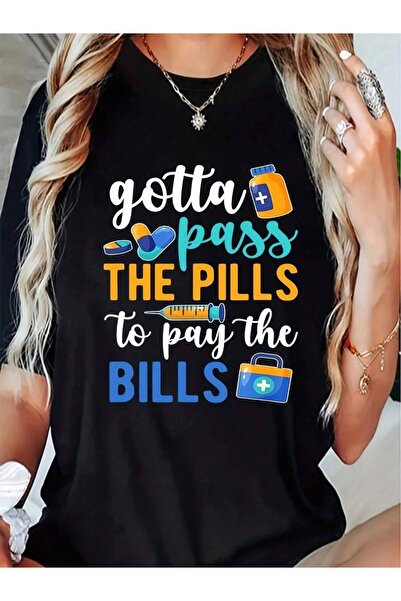 NOURAM Women's‑Shirt Must Take Medication Assistant-Shirt Casual Short Sleeve...