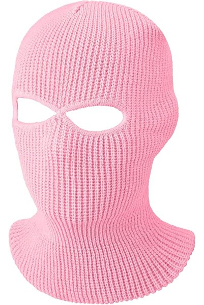 GENERAL Satinore 2 Hole Full Face Knitted Ski Mask for Adults, Winter Warm Fl...