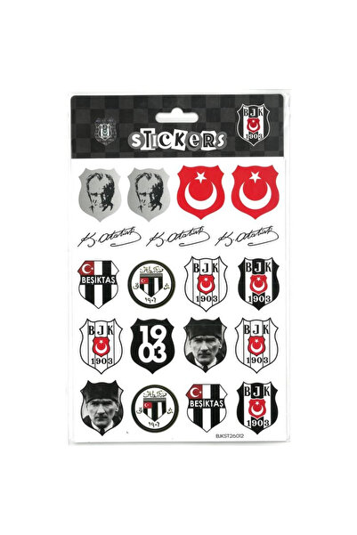 Beşiktaş PİOLENT BJKST26005 FORZA СТИКЕР ЗА ВЕНТИЛАТОР 1 YP. Едноцветна карта
