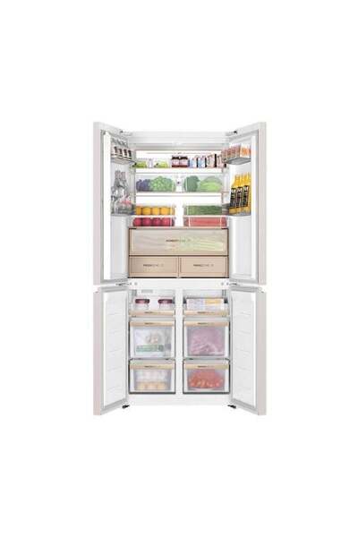 Haier TD Refrigerator, 15.8 cu ft/449 L (Fridge 10.9 cu ft/309 L, Freezer 4.9 cu ft/140 L), Dual Inverter (Compressor and Fan), Seamlessly Built-in 0 cm, Max 108° Door Opening, Bottom-front Heat Relea