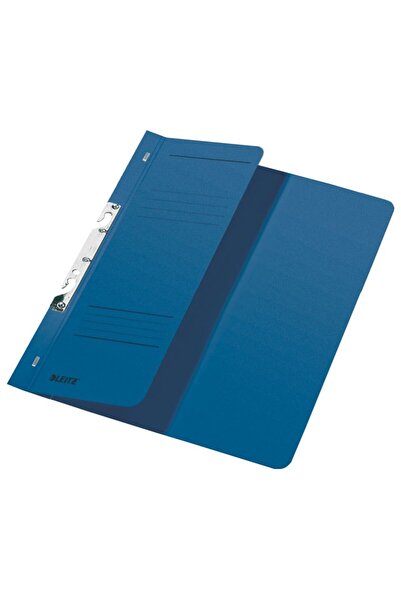 MC Micostore Leitz 1/2 blue stapled cardboard file