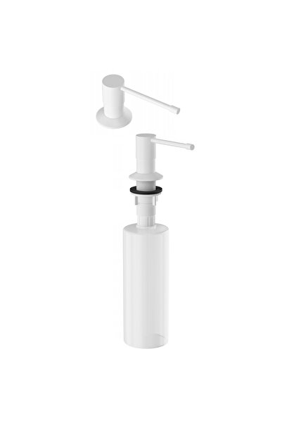 Granitan Dispenser Lichid Sapun/Detergent Granit Alb, 300ml, Alama, Cap Rotat...