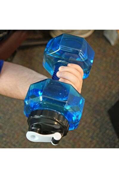 DubaiGallery 2.2L Reusable Sports Water Bottle with Drinking Spout, Large Cap...