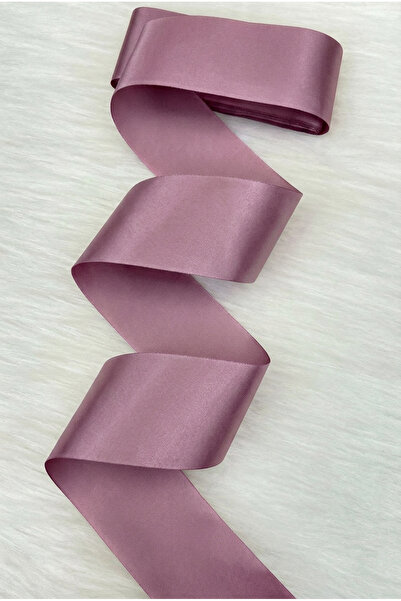 ZEYMERADE 6 cm Lavender Single-Sided Satin Ribbon 10 Meters, Bohça Dowry Enga...