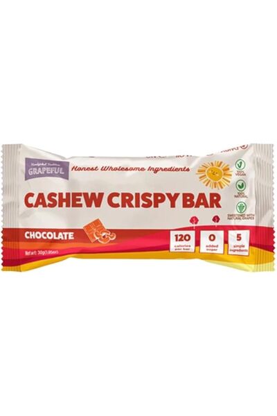 GRAPEFUL VEGAN CASHEW CHOCO BAR 30G