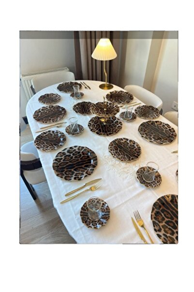 PONCİKPAZAR 31 PARÇA PONCHIQ LEOPAR SUNUM SETİ