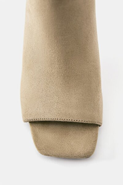 Pull & Bear Peep toe topuklu bot