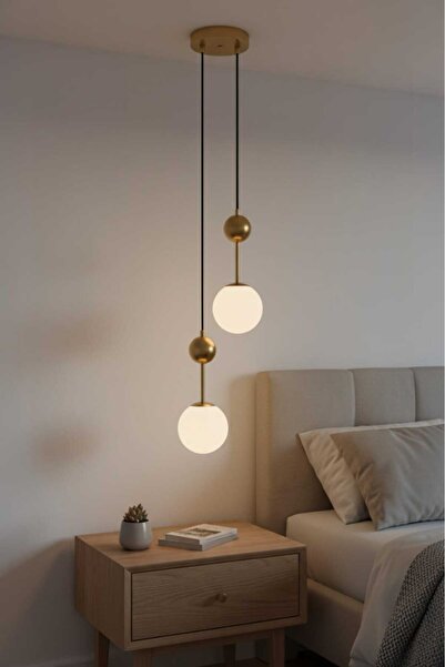 BSA LIGHTING OBRIT ESKİTME BOYALI 2'Lİ (120 CM ) YATAK BAŞI AYNA YANI DEKORAT...