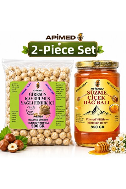 APİMED Filtered Flower Mountain Honey 850 Gr |   Bitlis Hizan High Altitude P...