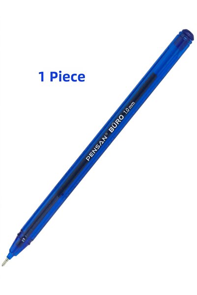 Pensan 1 قطعة قلم حبر جاف أزرق 1.0 ملم