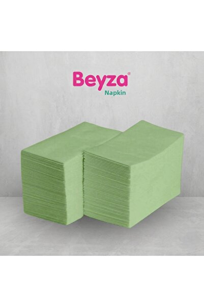 Altın Beyza 100 منديل ورقي مزدوج الطبقات (33x33 سم) - أخضر، أصفر، وردي