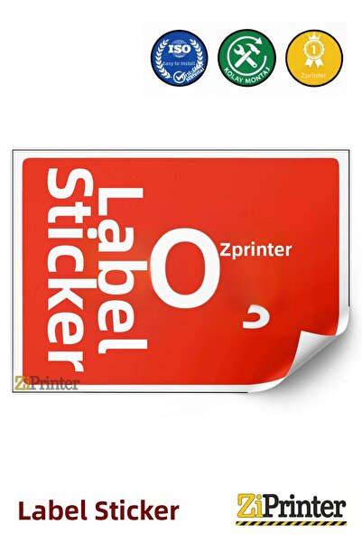 ZiPrinter ملصق تحذير: من الممنوع دخول الأشخاص على الماكينات، 70x100 سم