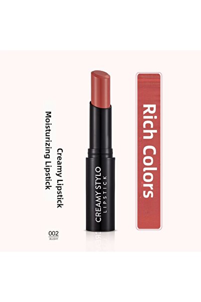 Flormar Creamy Stylo Semi-Shiny Finish Creamy Lipstick No: 002
