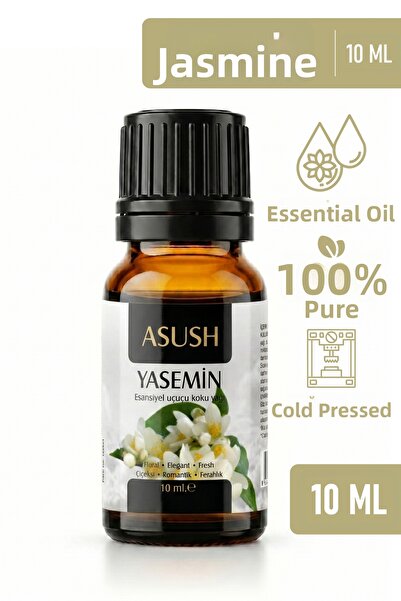 ASUSH زيت الياسمين العطري 10 مل - عطر زهري أنيق ودائم للبيئة المحيطة