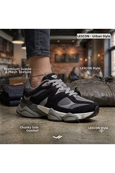 Lescon Pantofi de mers unisex, bej, pentru 4 sezoane, anti-transpirație, anti...
