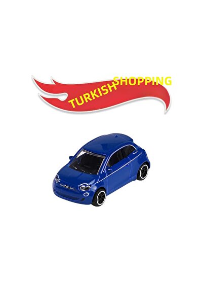 Generic Brand ماجوريت. سيارات الشوارع بمقياس 1:64 1/64 فيات 500 أيكون بلو