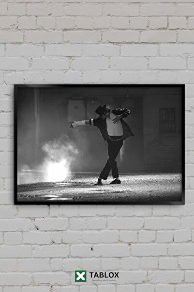 TABLOX Michael Jackson Dance Black White Music Pop King Frame Look Decorative...