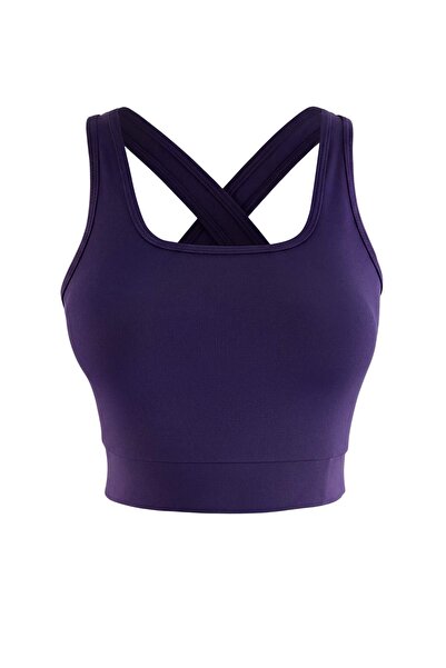 Trendyol Collection Purple Diving/Scuba Covered Sports Bra Twoss22Ss0040